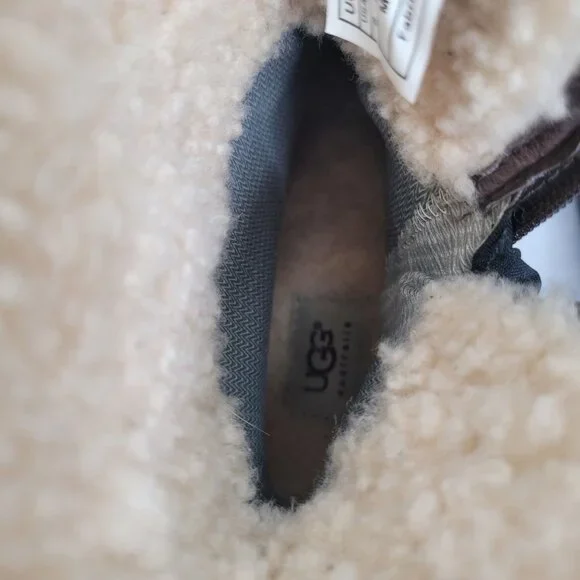 UGG Women's Brown Bellegarde Winter Rain Boots S/N 1001731 US Size 8 - Picture 7 of 11